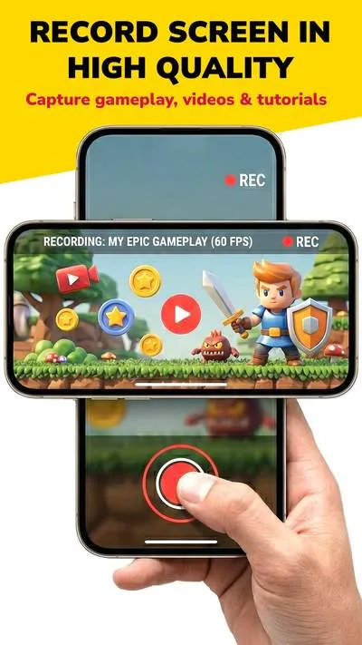 Navo Recorder — HD screen recording up to 1080p 60fps